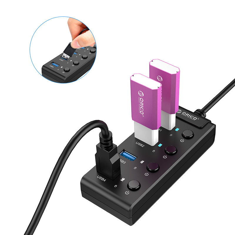 ORICO W9PH4 легко работать