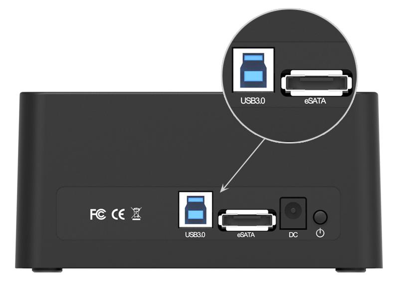 ORICO 6619US3-BK интерфейсы