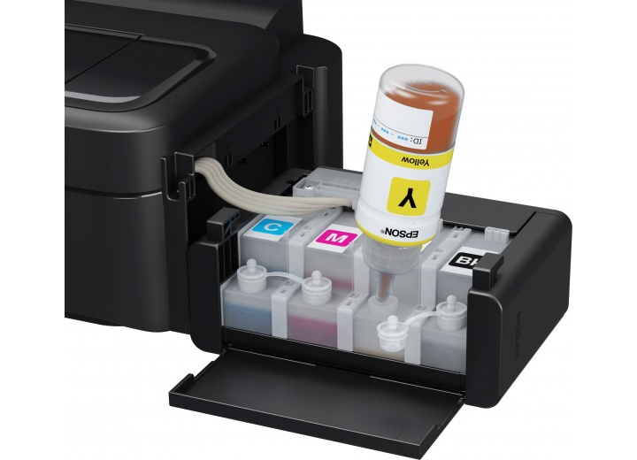 Epson L222 использует контейнер с чернилами высокого ресурса
