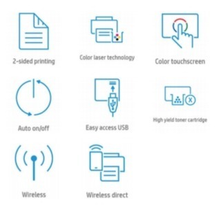 Основные преимущества лазерного принтера HP Color LaserJet Pro M254nw