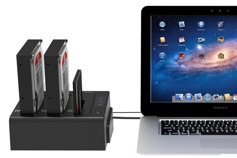 Док-станция для жёстких дисков ORICO 6638US3-C-BK