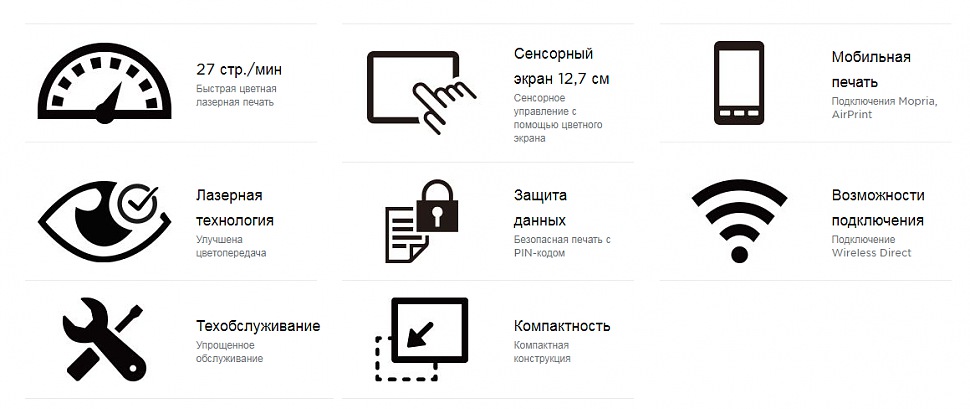 Технические характеристики Canon i-SENSYS MF734Cdw