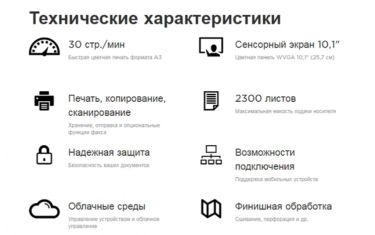 Технические характеристики Canon imageRUNNER ADVANCE C3530i