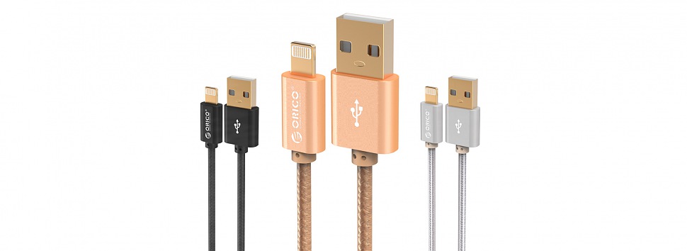 ORICO LTF-10-V1 качественный кабель в нейлоновой оплётке