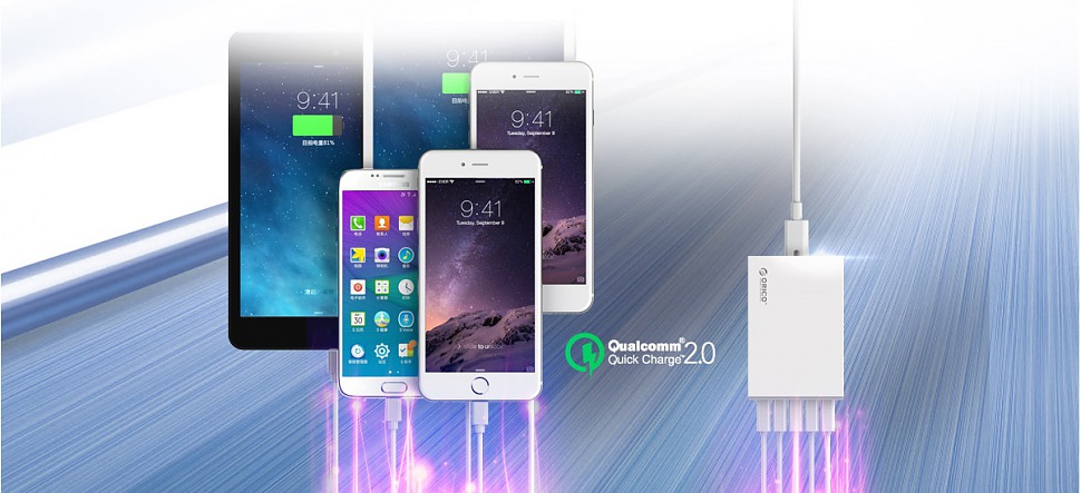 ORICO QSL-5U сетевое зарядное устройство