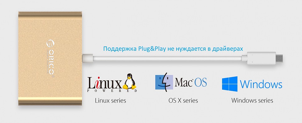 ORICO RCH3A совместимость с ОС ORICO RCH3A совместимость с ОС