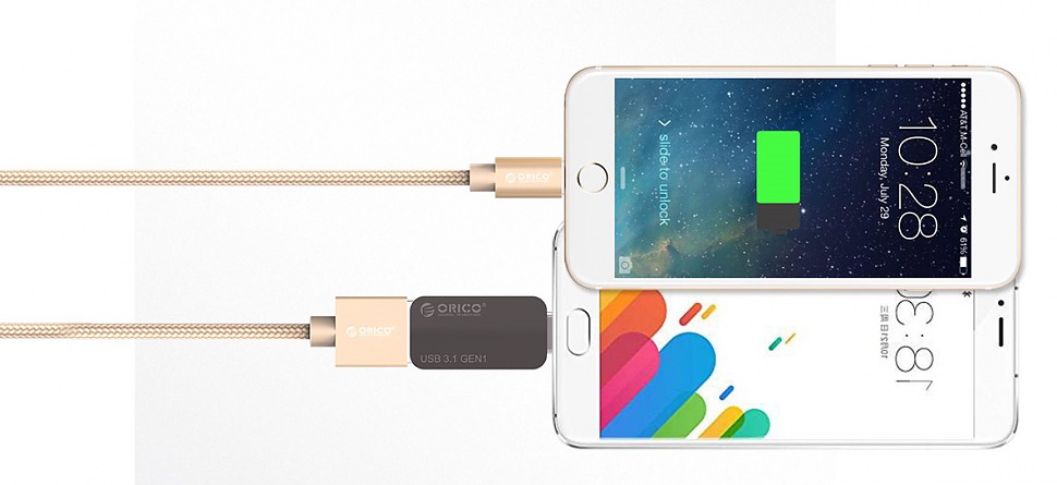 ORICO CTA2 зарядить смартфон