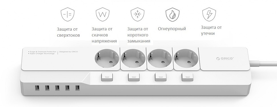 ORICO OSJ-4A5U всесторонняя защита