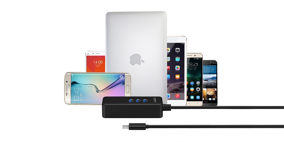 ORICO W10PH4-C3 подходит ко всем Type-C устройствам