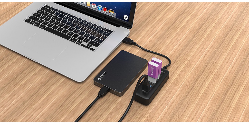 ORICO U3R1H4 один хаб для всех устройств