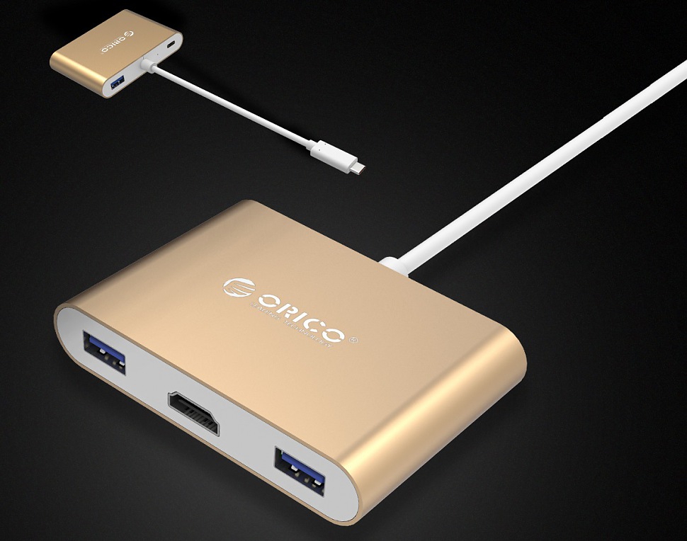 ORICO RCH3A Type-c USB-хаб с интерфейсом HDMI ORICO RCH3A Type-c USB-хаб с интерфейсом HDMI