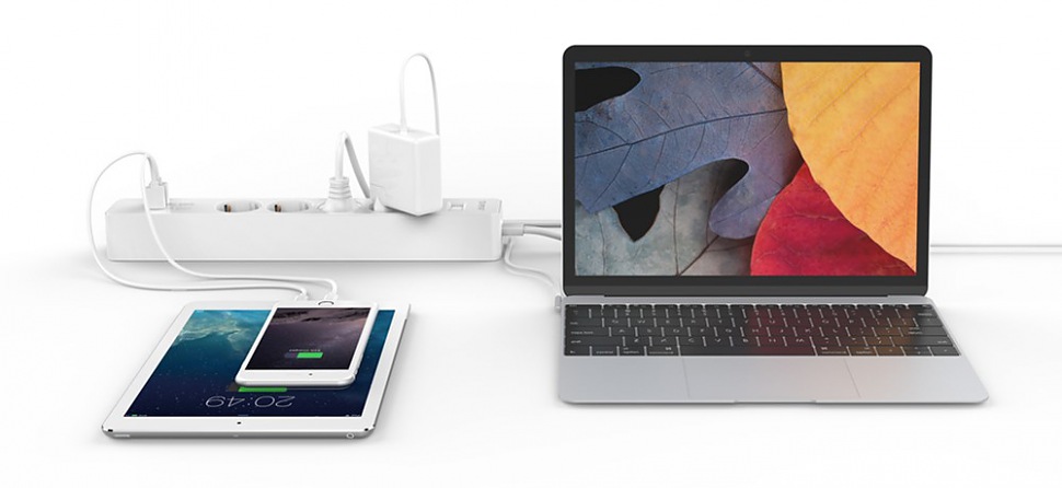 ORICO OSC-4A4U один источник энергии для всех устройств