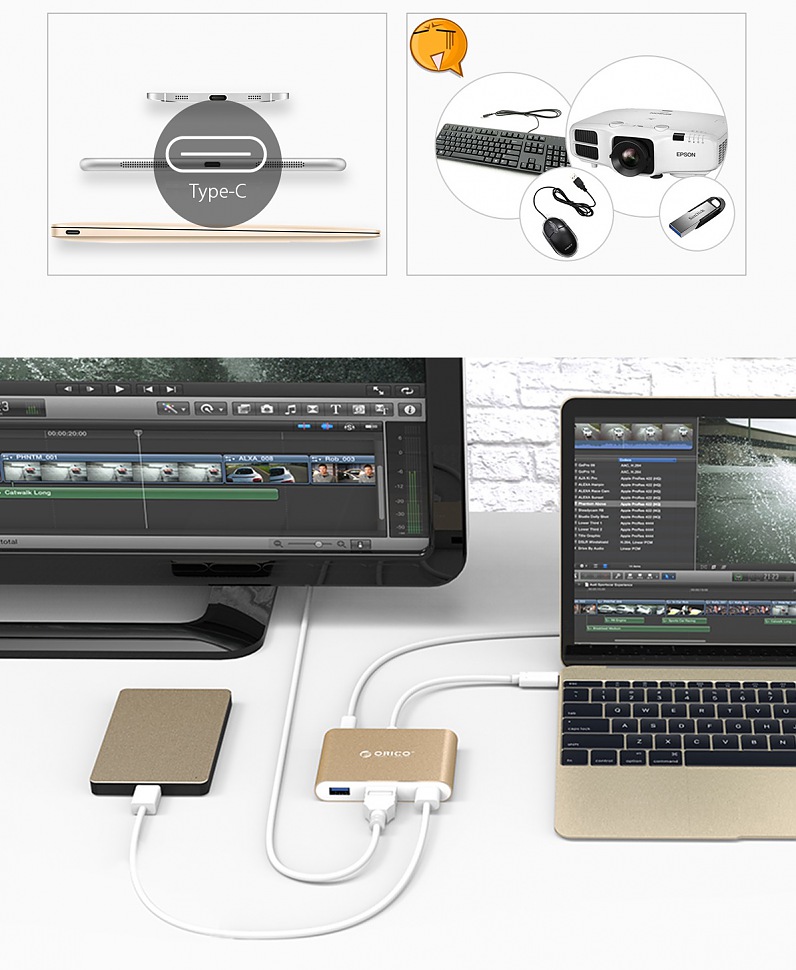 ORICO RCH3A дополнительные USB порты ORICO RCH3A дополнительные USB порты