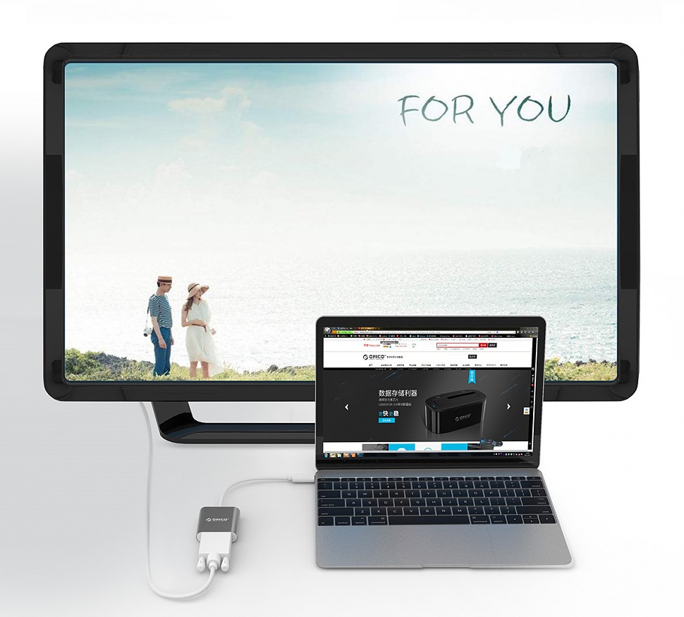 ORICO RCV режим расширения экрана