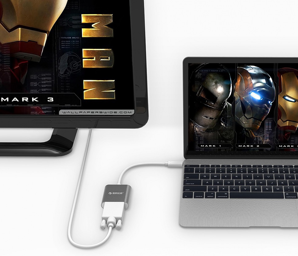 ORICO RCV идеально с MacBook