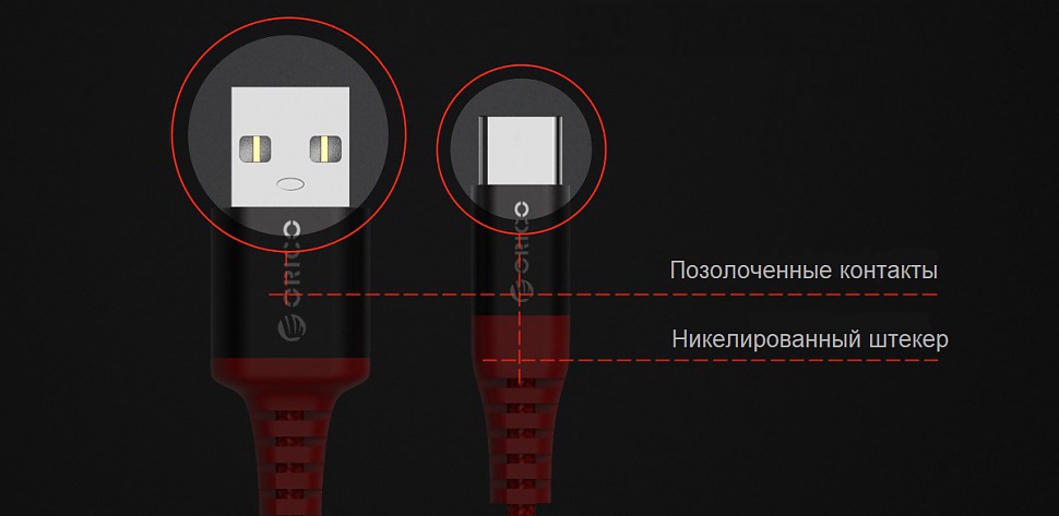 ORICO HTK-10 надёжное подключение