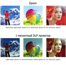 Epson EB-1450Ui - яркие цвета