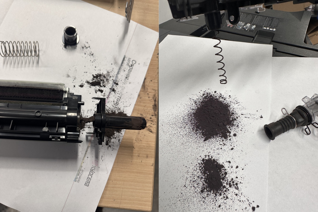 Как экономия на тонере приведет к ошибке C2840 и треску МФУ Kyocera TASKalfa 2554ci Как экономия на тонере приведет к ошибке C2840 и треску МФУ Kyocera TASKalfa 2554ci