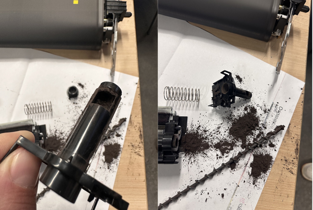 Как экономия на тонере приведет к ошибке C2840 и треску МФУ Kyocera TASKalfa 2554ci Как экономия на тонере приведет к ошибке C2840 и треску МФУ Kyocera TASKalfa 2554ci