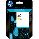 Картридж HP №40, 51640YE (жёлтый, 42 мл.)