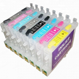 Картриджи перезаправляемые для EPSON Pro 4450, комплект T6132, T6133, T6134, T6138