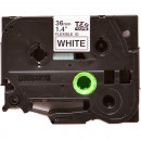 BROTHER TZe-FX261 картридж с эластичной ламинированной лентой для цилиндрических поверхностей шириной 36 мм (чёрный шрифт на белом фоне)