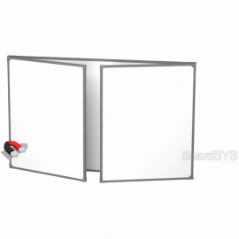 Доска магнитно-маркерная 3-элементная BoardSYS 100 х 400 см металлическая рама