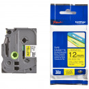 BROTHER TZe-631 картридж с ламинированной лентой шириной 12 мм (чёрный шрифт на жёлтом фоне)