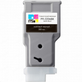 Картридж Canon PFI-320 MBK чёрный матовый, ITS