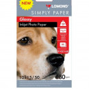 LOMOND 0102168 фотобумага глянцевая А6 (10 х 15 см) 180 г/м2, 50 листов