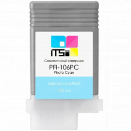 Картридж Canon PFI-106PC фото-синий, ITS