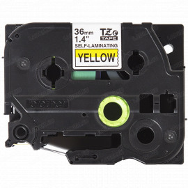 BROTHER TZe-SL661 картридж с самоламинирующейся лентой шириной 36 мм (черный шрифт на желтом фоне)