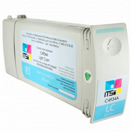 Картридж HP 81, C4934A светло-голубой, ITS