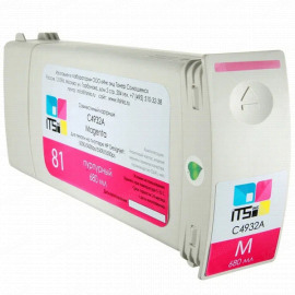 Картридж HP 81, C4932A пурпурный, ITS