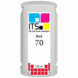 Картридж HP 70, CD951A красный, ITS