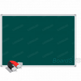 Доска магнитно-меловая 1-элементная BoardSYS 120 х 300 см металлическая рама