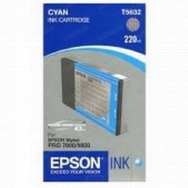 EPSON T5632 картридж голубой совместимый