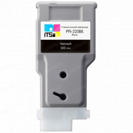 Картридж Canon PFI-320 BK чёрный, ITS