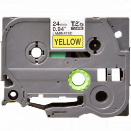 Картридж для Brother TZe-651 с ламинированной лентой шириной 24 мм, совместимый