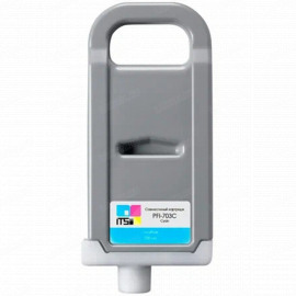 Картридж Canon PFI-703C голубой, ITS