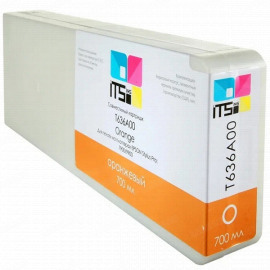Картридж Epson T636A, C13T636A00 оранжевый, ITS