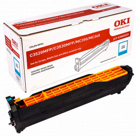 OKI C3520 MFP, C3530 MFP, MC350, MC360 фотобарабан голубой