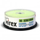 Диск DVD-RW MIREX, 4x (50 шт.) Cake Box, UL130032A4B