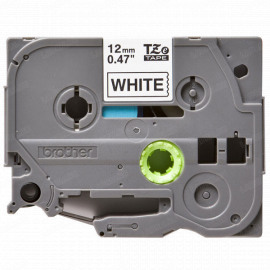 BROTHER TZe-FX231 картридж с эластичной ламинированной лентой для цилиндрических поверхностей шириной 12 мм (чёрный шрифт на белом фоне)