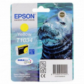 EPSON T1034 картридж желтый совместимый