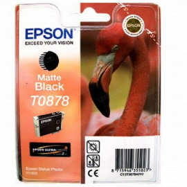 EPSON T0878 картридж матовый черный совместимый