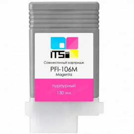 Картридж Canon PFI-106M пурпурный, ITS
