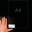 Самоклеящиеся этикетки Avery всепогодные, серебристые 71x37 мм, 20 листов