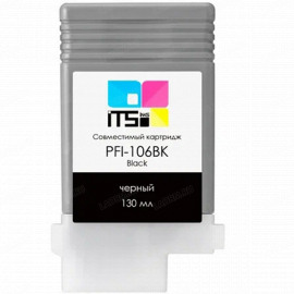Картридж Canon PFI-106Bk черный, ITS
